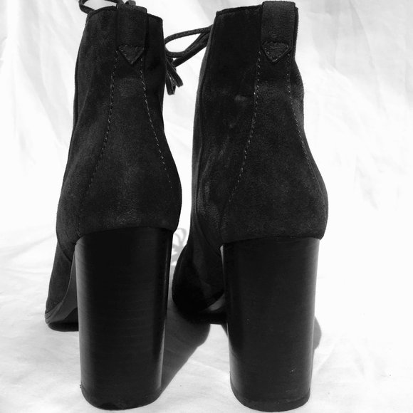 FRYE Gaby Ghillie Suede Lace up Booties Sz. 7.5M - Picture 5 of 8
